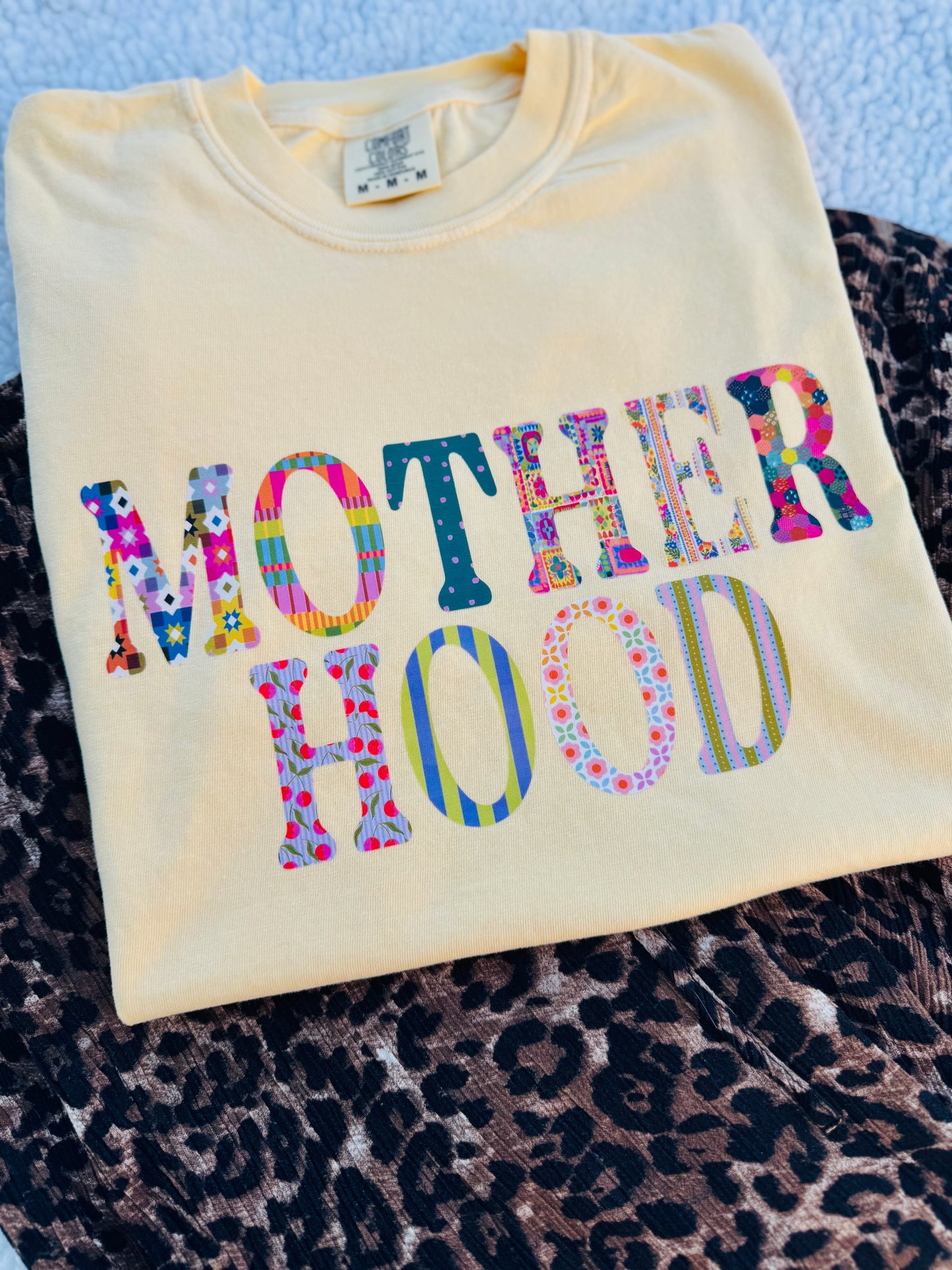 Mother Hood Graphic Tee | Comfort Colors Mama Shirt | Trendy Mother’s Day Tee
