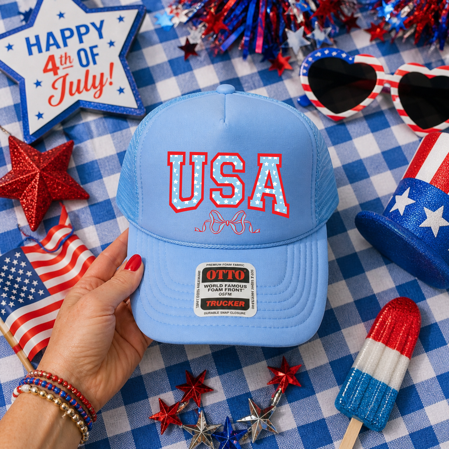 USA BABE TRUCKER❤️🤍🩵