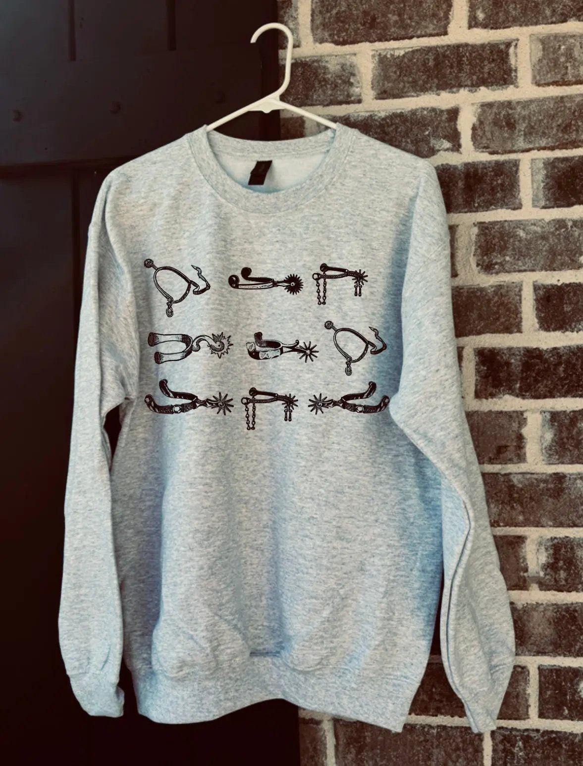 Cowgirl Spurs Crewneck✨
