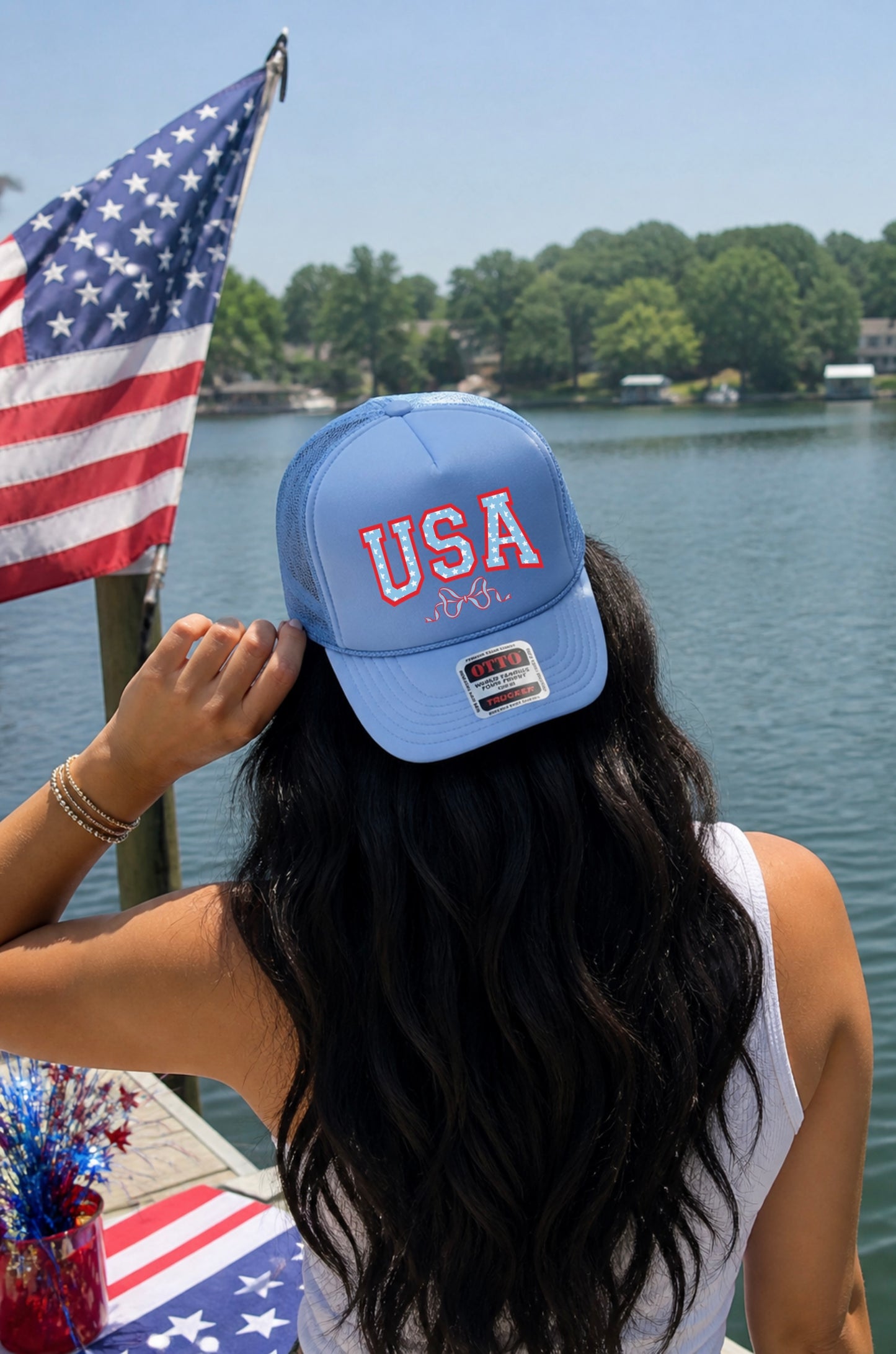 USA BABE TRUCKER❤️🤍🩵