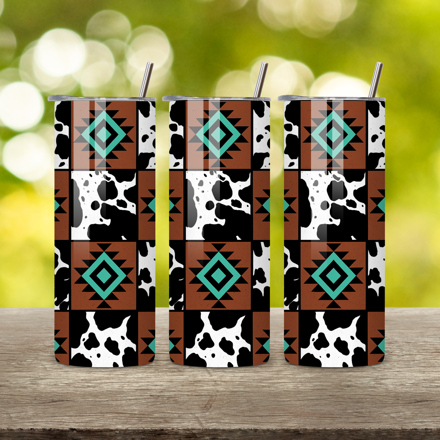 Punchy Western Stainless Steel Tumblr Cups