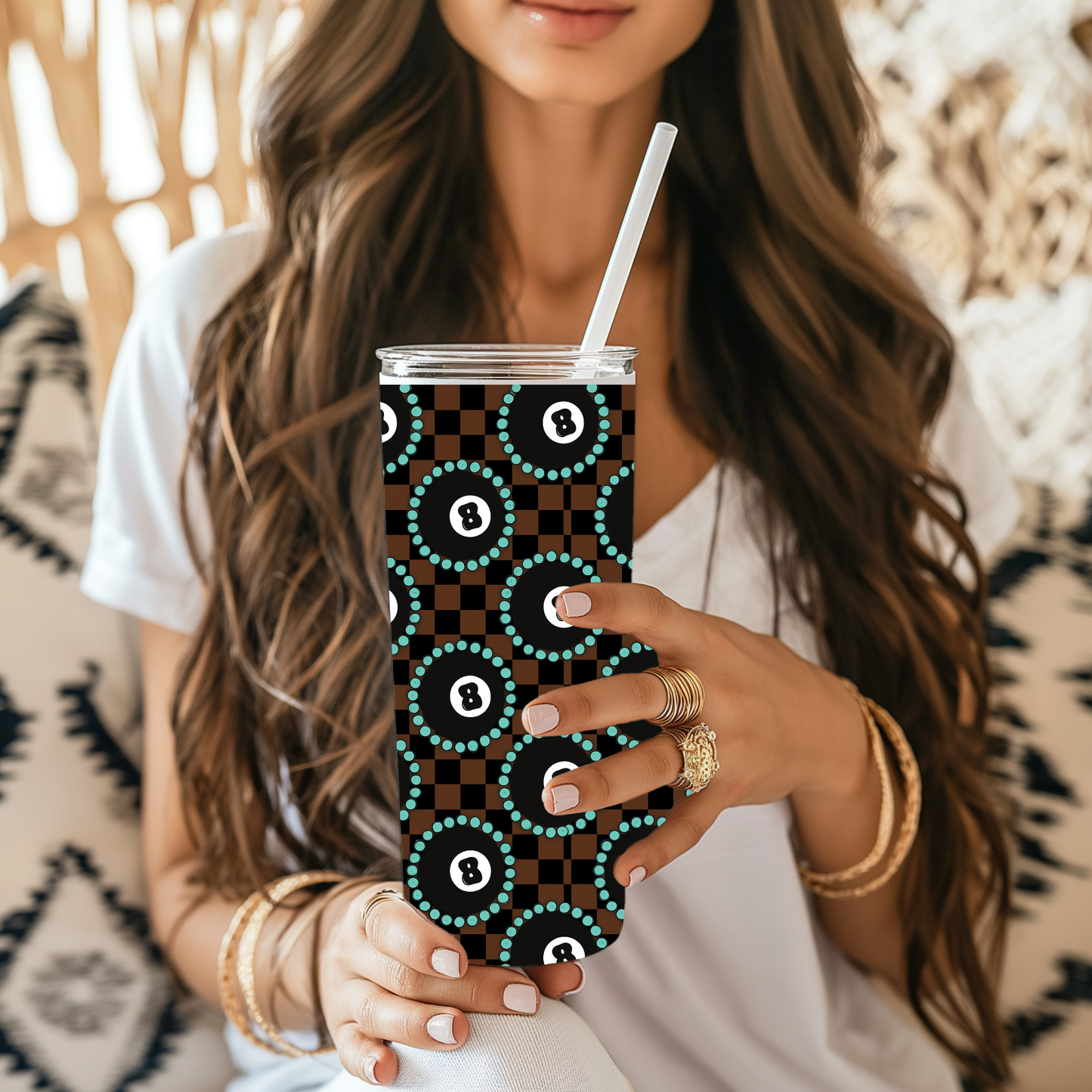 Punchy Western Stainless Steel Tumblr Cups