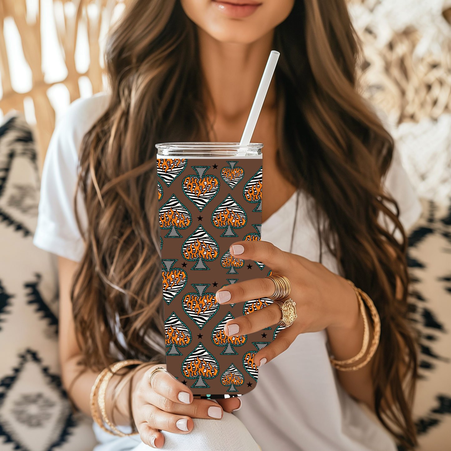 Punchy Western Stainless Steel Tumblr Cups