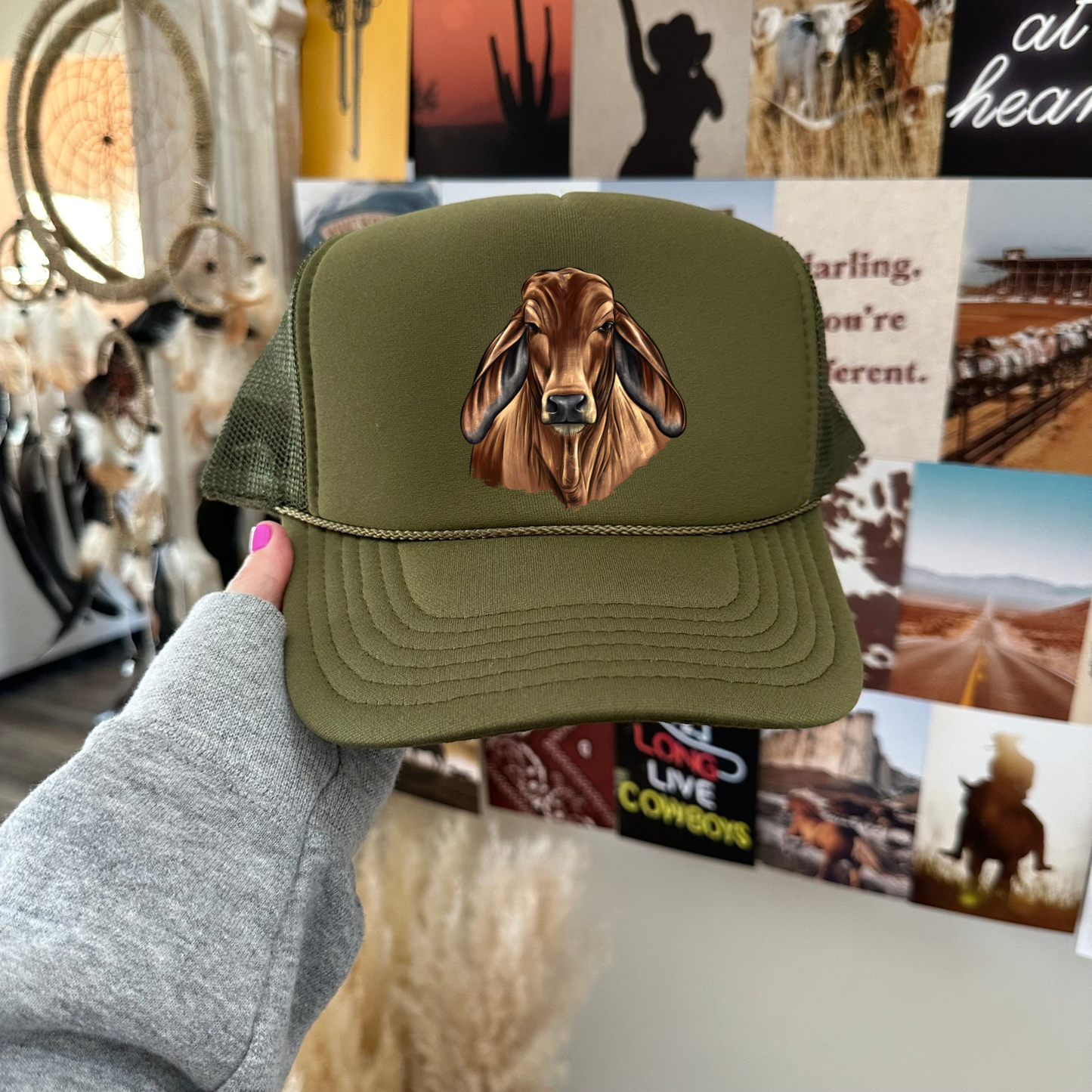Brahman Bull Trucker Hat🤎