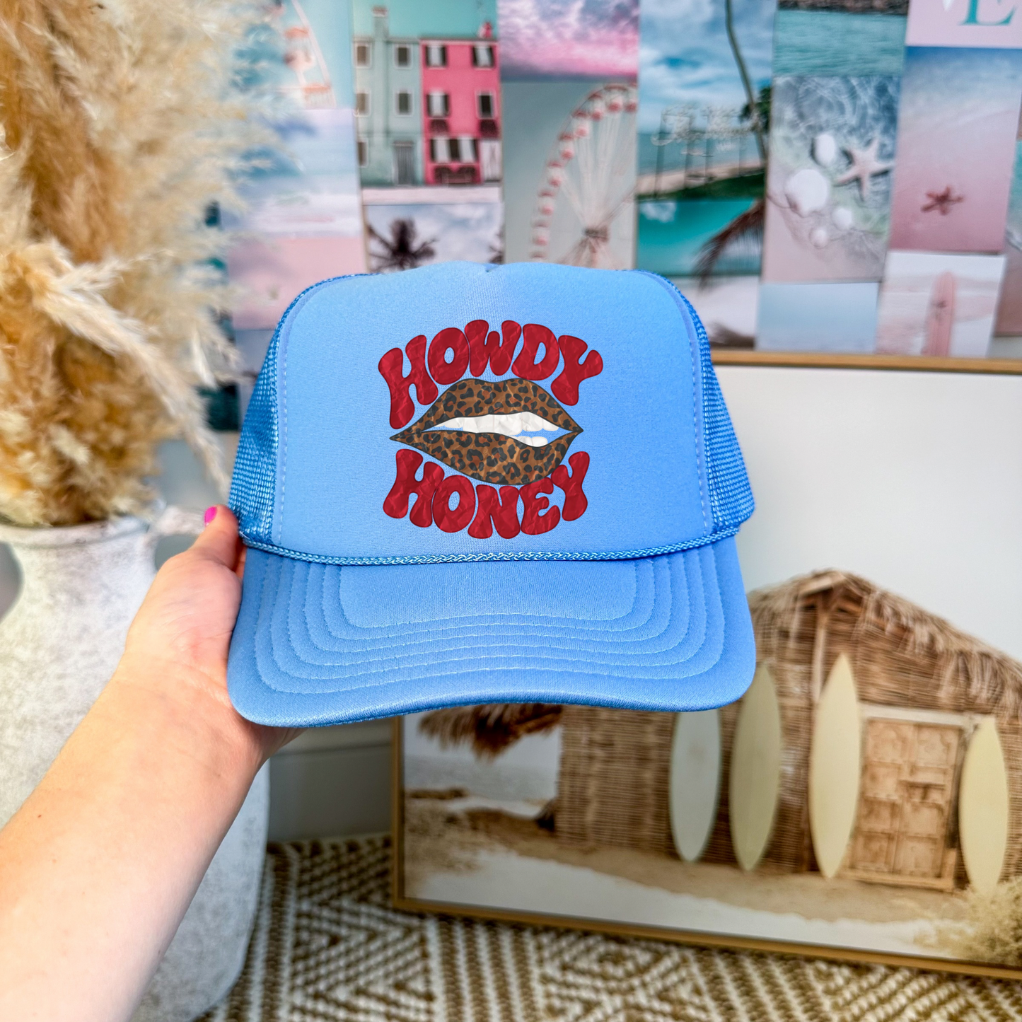 Howdy Honey Trucker Hat❤️🐆