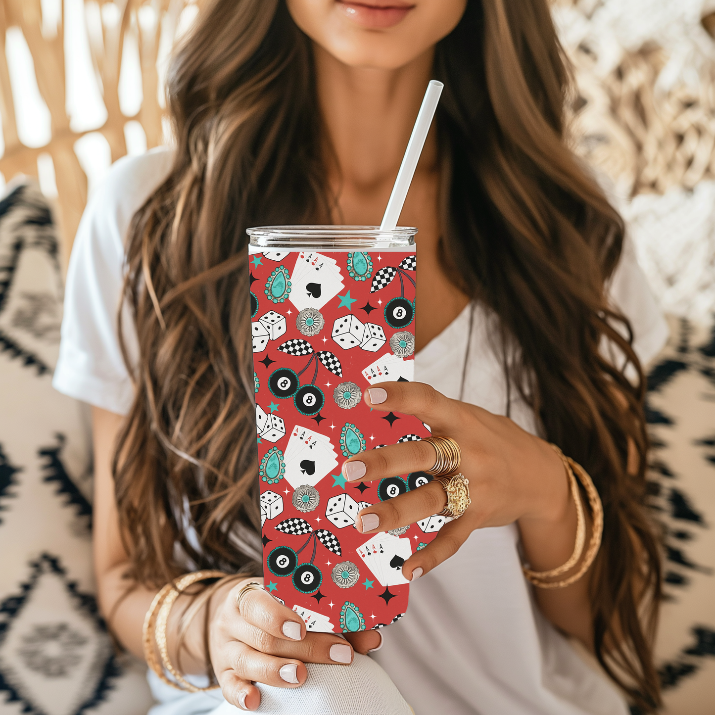 Punchy Western Stainless Steel Tumblr Cups