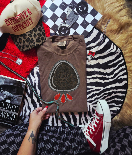 Leopard Paisley Western Graphic Tee | Retro Cowgirl Comfort Colors Shirt