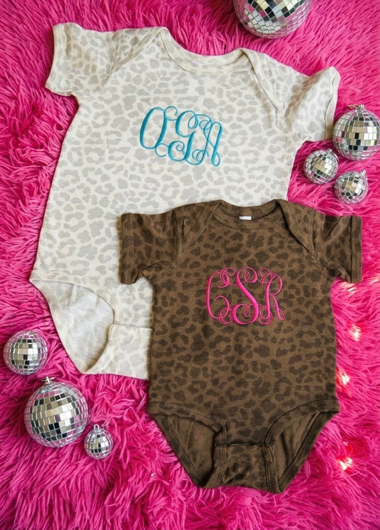 Custom Monogrammed Bodysuits✨