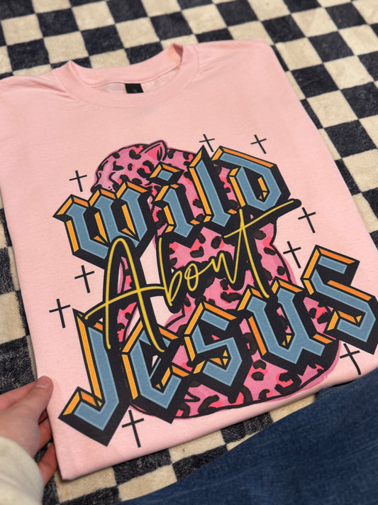 Wild About Jesus Graphic Tee ✝️💗