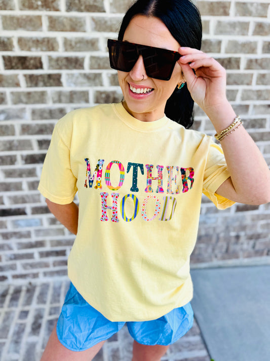 Mother Hood Graphic Tee | Comfort Colors Mama Shirt | Trendy Mother’s Day Tee