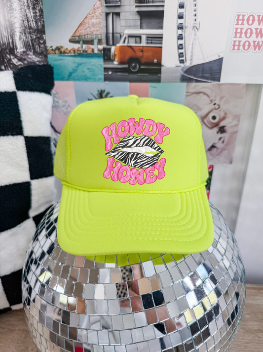 Howdy Honey Trucker Hat🩷🪩